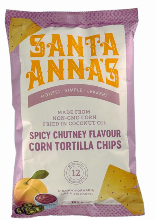 Corn Tortilla Chips | Spicy Chutney Flavour - Box of 10