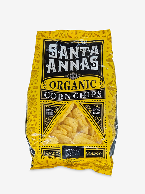 Organic Corn Chips 250g - Box of 9